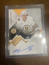 2023-24 Upper Deck Premier Premier Precipice Rookies Autograph Matthew Poitras #PPR-MP card