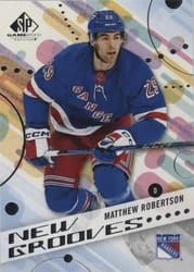 2025-26 SP Game Used New Grooves Matthew Robertson #NG-6 card