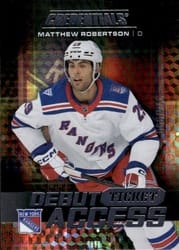 2025-26 Upper Deck Credentials Base Set Matthew Robertson #135 card