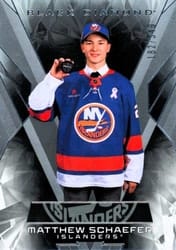 2025-26 Upper Deck Black Diamond Base Set Matthew Schaefer #BDB-MS card