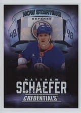 2025-26 Upper Deck Credentials Now Starring Matthew Schaefer #NS-24 card