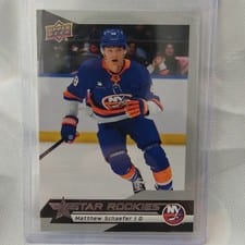 Matthew Schaefer 2025-26 Upper Deck Star Rookies Base Star Rookies Autographs card
