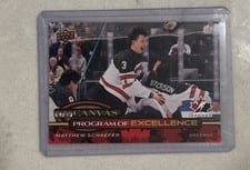 2025-26 Upper Deck UD Canvas Program of Excellence Matthew Schaefer #C-259 card