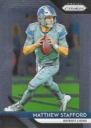 2018 Panini Prizm Base Set Matthew Stafford #133 card