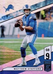 2019 Donruss Elite Base Set Matthew Stafford #31 card