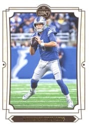 2019 Panini Legacy Base Set Matthew Stafford #34 card
