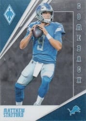 2019 Panini Phoenix Comeback Matthew Stafford #7 card