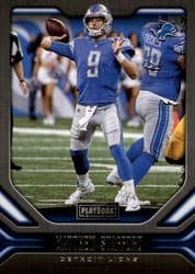 2019 Panini Playbook Base Set Matthew Stafford #73 card
