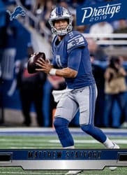 2019 Panini Prestige Base Set Matthew Stafford #109 card