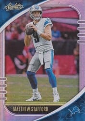 2020 Panini Absolute Base Set Matthew Stafford #8 card