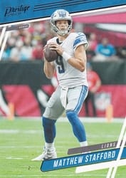 2020 Panini Prestige Base Set Matthew Stafford #118 card