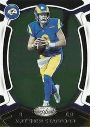 2021 Panini Certified Base Set Matthew Stafford #92 card