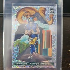 2021 Panini Donruss Optic Downtown Matthew Stafford #DT-29 card