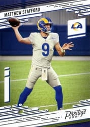 2021 Panini Prestige Base Set Matthew Stafford #97 card