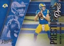 2021 Panini Prestige Prestigious Pros Matthew Stafford #PP-MS card