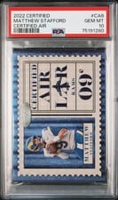2022 Panini Certified Certified Air Matthew Stafford #CA-6 card