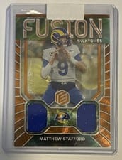 2022 Panini Elements Fusion Swatches Matthew Stafford #FS-18 card