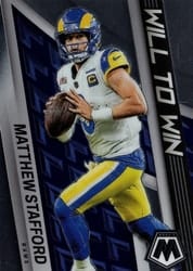 2022 Panini Mosaic Will to Win Matthew Stafford #WW-5 card