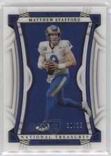 2022 Panini National Treasures Matthew Stafford #97 card