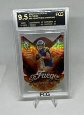 2022 Panini Phoenix En Fuego Matthew Stafford #EF-16 card
