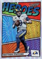 2022 Panini Prestige Heroes Matthew Stafford #H-7 card