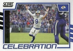 2022 Score Celebration Matthew Stafford #C-MS card