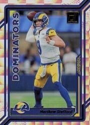 2023 Donruss Dominators Matthew Stafford #D-34 card