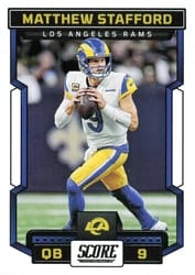 2023 Score Base Set Matthew Stafford #160 card