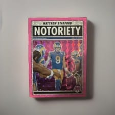 2025 Panini Mosaic Notoriety Matthew Stafford #7 card