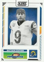 2025 Score The Franchise Matthew Stafford #19 card