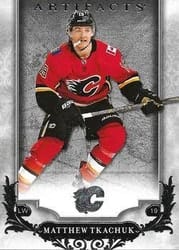 2018-19 Upper Deck Artifacts Base Set Matthew Tkachuk #57 card