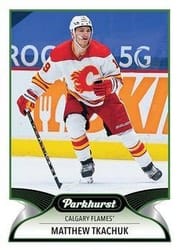 2021-22 Parkhurst Base Set Matthew Tkachuk #74 card