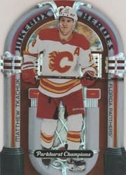 2022-23 Parkhurst Champions Jukebox Heroes Matthew Tkachuk #JH-14 card