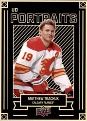 2022-23 Upper Deck UD Portraits Matthew Tkachuk #P-13 card