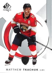 2024-25 SP Authentic Base Set Matthew Tkachuk #25 card