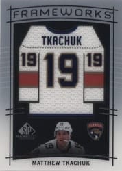 2024-25 SP Game Used Frameworks Matthew Tkachuk #F-MT card