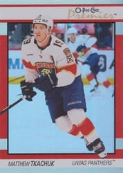 2025-26 O-Pee-Chee OPC Premier Matthew Tkachuk #P-19 card