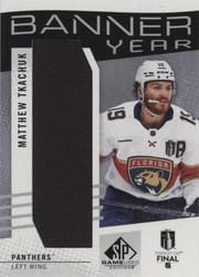 2025-26 SP Game Used 2025 Stanley Cup Finals Banner Year Relics Matthew Tkachuk #BYSC-MT card