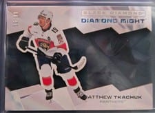 2025-26 Upper Deck Black Diamond Diamond Might Matthew Tkachuk #DM-MT card