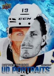 2025-26 Upper Deck UD Portraits Matthew Tkachuk #P-3 card