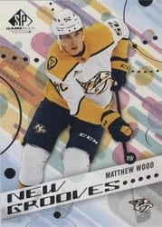 2025-26 SP Game Used New Grooves Matthew Wood #NG-3 card