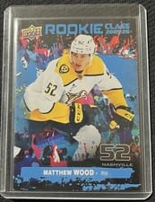 2025-26 Upper Deck Rookie Commemorative Class Matthew Wood #RC-6 card