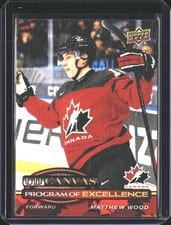 2025-26 Upper Deck UD Canvas Program of Excellence Matthew Wood #C-263 card