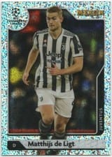 2021 Topps Merlin Chrome UEFA Matthijs De Ligt #28 card