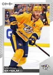 2020-21 O-Pee-Chee Base Set Mattias Ekholm #453 card