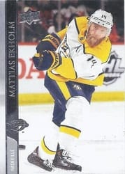 2020-21 Upper Deck Base Set Mattias Ekholm #355 card
