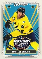 2025-26 O-Pee-Chee Base Retro Mattias Ekholm #527 card