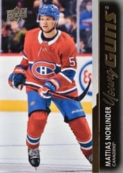 2021-22 Upper Deck Base Set Mattias Norlinder #746 card