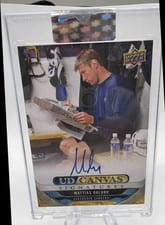 2024-25 Upper Deck Clear Cut Canvas Signatures Mattias Ohlund #CS-MO card