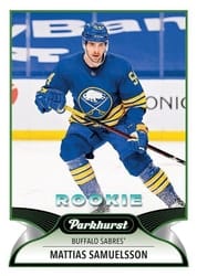 2021-22 Parkhurst Base Set Mattias Samuelsson #293 card